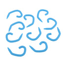 10Pieces Universal Earphone Accessories Ear Clamp Headset Earloops Ear Clips EarHook Ear Loop Hook Clip Blue
