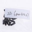 Universal Headphone Tail Tube Buttom Cover fit 2.9-3.1mm Earphone Shell Black Easy Use