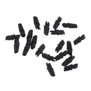 Universal Headphone Tail Tube Buttom Cover fit 2.9-3.1mm Earphone Shell Black Easy Use