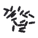 Universal Headphone Tail Tube Buttom Cover fit 2.9-3.1mm Earphone Shell Black Easy Use