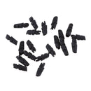 Universal Headphone Tail Tube Buttom Cover fit 2.9-3.1mm Earphone Shell Black Easy Use
