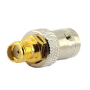 SMA Female To BNC Female Coax Coaxial Adapter Converter Connector Jack Plug