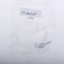 3.5mm Music Earphones,Noise Cancelling Air Tube Stereo Design Duct Earpiece Headphones(Silver)