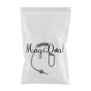 3.5mm Mono Headset Earphone Stereo Air Tube Earpiece Lightweight Black