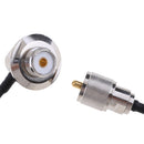 UHF to SO239 Coax Female Bulkhead for Car Radio Mobile Antenna Mount RG58 Cable For Car Radio TM-261 Kenwood Yaesu ICOM