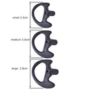3Pairs (S+M+L) Silicone Replacement Earplug Earmold Earbuds (Left and Right) for Two-Way Radio Air Acoustic Coil Tube Audio Kit Walkie Talkie Earpiece Headset
