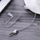 Monaural 3.5mm Headphone Air Tube Anti-radiation Earphone Stereo Headset