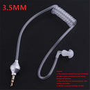 Monaural 3.5mm Headphone Air Tube Anti-radiation Earphone Stereo Headset