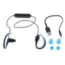 Headphones, Wireless Sports Earphones W/Mic IPX8 Waterproof HD Stereo Sweatproof Earbuds For Swimming Running Workout 6 Hour Battery Noise C
