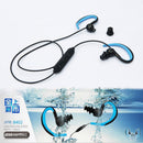 Headphones, Wireless Sports Earphones W/Mic IPX8 Waterproof HD Stereo Sweatproof Earbuds For Swimming Running Workout 6 Hour Battery Noise C