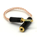 Plug and Play 4.4mm Male to 3.5mm Female Balanced Gold-Plated Adapter for Sony NW-WM1A, NW-WM1Z, PHA-2A Audio Player DAP,New 1pcs