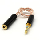Plug and Play 4.4mm Male to 3.5mm Female Balanced Gold-Plated Adapter for Sony NW-WM1A, NW-WM1Z, PHA-2A Audio Player DAP,New 1pcs