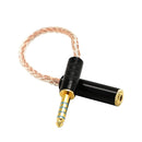 Plug and Play 4.4mm Male to 3.5mm Female Balanced Gold-Plated Adapter for Sony NW-WM1A, NW-WM1Z, PHA-2A Audio Player DAP,New 1pcs