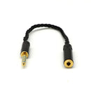 Plug and Play 4.4mm Male to 3.5mm Female Balanced Gold-Plated Adapter for Sony NW-WM1A, NW-WM1Z, PHA-2A Audio Player DAP