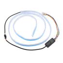 1PC 150CM LED Car Truck Decoration Flexible RGB Color Strip Lights,Running Keep RGB Light