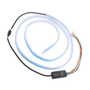 1PC 150CM LED Car Truck Decoration Flexible RGB Color Strip Lights,Running Keep RGB Light