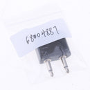 Universal Headphone Adaptors Adapter Aircraft Plug Conversion Plug Dual 3.5mm Jack Connector Converters