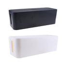 Cable Wire Harness Storage Box Management Power Outlet Cord Organizer Black