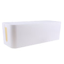 Cable Wire Harness Storage Box Management Power Outlet Cord Organizer White