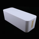 Cable Wire Harness Storage Box Management Power Outlet Cord Organizer White