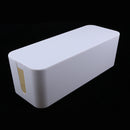 Cable Wire Harness Storage Box Management Power Outlet Cord Organizer White