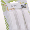 3x Extended Buckle Charging Cable Retainer For USB Charging Data Cables White