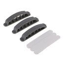 3x Extended Buckle Charging Cable Retainer For USB Charging Data Cables Gray