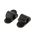 Car Desktop Wire Tie Cable Holder Mount Clip Clamp Self Adhesive Pack of 6