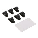 Car Desktop Wire Tie Cable Holder Mount Clip Clamp Self Adhesive Pack of 6