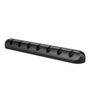 Desktop Cable Clip Organizer Silicone Charger Wire Holder Management Black