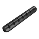 Desktop Cable Clip Organizer Silicone Charger Wire Holder Management Black