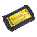 LED Double Row Long Strip Aftermarket Fog Lights Car Roof 72w Work Light New