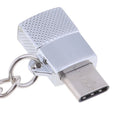 Type C Male to Micro USB Female Adapters, Micro USB Convert to USB-C, Sync and Charge for Samsung Galaxy S9 S8 Note 8 MacBook Pro Google Pixel 2 XL Silver