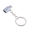 Type C Male to Micro USB Female Adapters, Micro USB Convert to USB-C, Sync and Charge for Samsung Galaxy S9 S8 Note 8 MacBook Pro Google Pixel 2 XL Silver