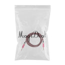 3.5mm Male To Male Aux Audio Stereo Cable For All 3.5mm-Enabled Devices Red
