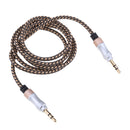 Extra Long Male to Male 3.5mm Universal Aux Audio Stereo Cable for All 3.5mm-Enabled Devices,Gold