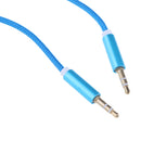 AUX Extension Cables 3.5mm Jack Male-Male Stereo Auxiliary Audios 3ft Blue