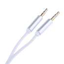 AUX Extension Cables 3.5mm Jack Male-Male Stereo Auxiliary Audios 3ft White