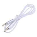 AUX Extension Cables 3.5mm Jack Male-Male Stereo Auxiliary Audios 3ft White