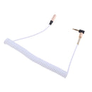 3.5mm Male to Female Extension Stereo Audio Extension Cable Adapter, 90 Degree Right Angle Aux Cable?White