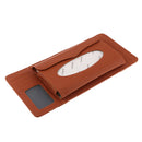 4 CD DVD Pouch Storage Case With Tissue Box Car Sunshade Visor 3 In 1 Orange