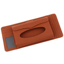 4 CD DVD Pouch Storage Case With Tissue Box Car Sunshade Visor 3 In 1 Orange