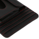 4 CD DVD Pouch Storage Case With Tissue Box Car Sunshade Visor 3 In 1 Black