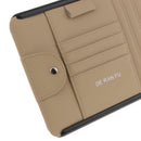 Car Sun Visor Sleeve Clips CD DVD Holder 9 Disc Storage Case Organizer Beige