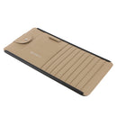 Car Sun Visor Sleeve Clips CD DVD Holder 9 Disc Storage Case Organizer Beige