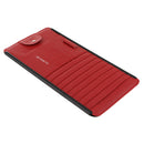 Car Sun Visor Sleeve Clips CD DVD Holder 9 Disc Storage Case Organizer Red