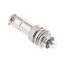 GX12 4Pins Male And Female Metal Aviation Plug Panel Socket Connector