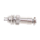 GX12 4Pins Male And Female Metal Aviation Plug Panel Socket Connector
