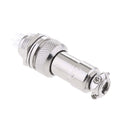 Universal GX12 Metal Silver Aviation Plug 7-Pin Male Female Panel Connector Easy Use