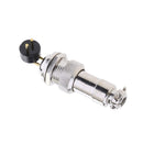 GX12 Curved Aviation Plug Male Female Panel Wall Through Connector 2pins